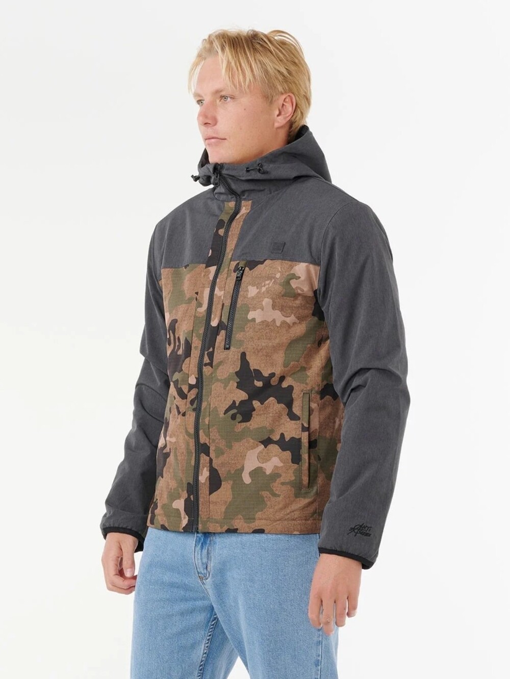 NWT Men's Rip Curl Anti-Series Elite Lined Jacket. Size Large. Full Zip Hoodie